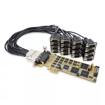 StarTech.com 16-Portowa niskoprofilowa karta szeregowa - RS232 - PCI Express