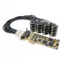 StarTech.com 16-Portowa niskoprofilowa karta szeregowa - RS232 - PCI Express