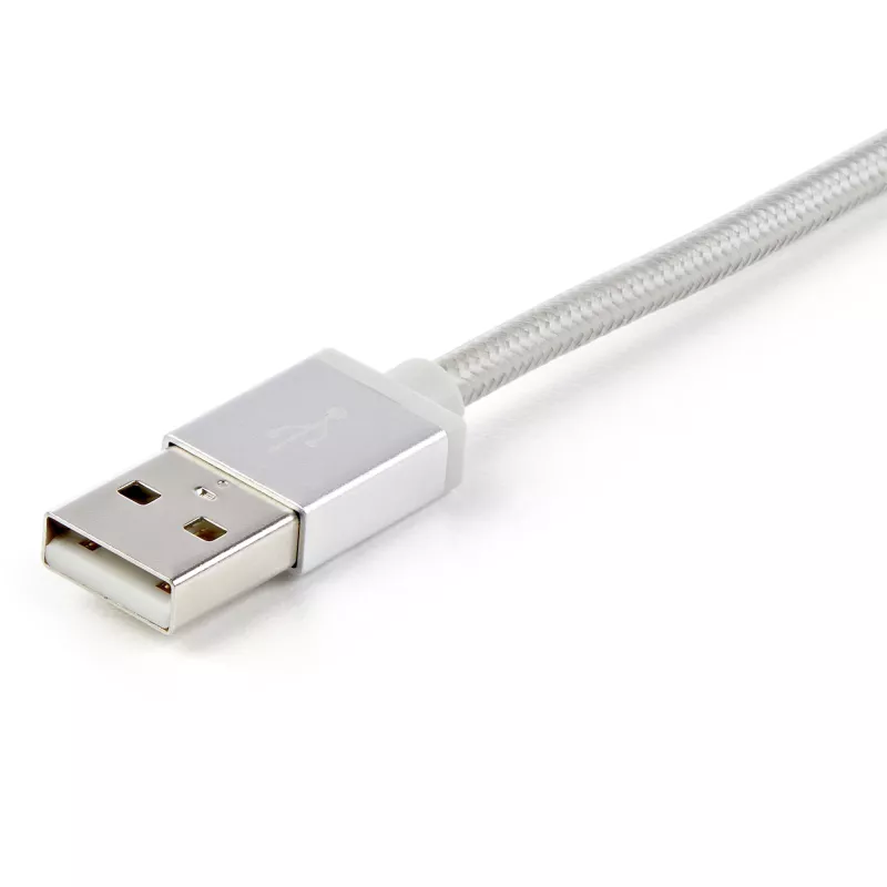 StarTech.com 1 m (3 stopy) Kabel USB do ładowania wielu urządzeń - USB na Micro-USB lub USB-C lub Lightning do iPhone / iPad / iPod / Android - Certyfikat Apple MFi - Ładowarka USB 3 w 1 - Pleciony