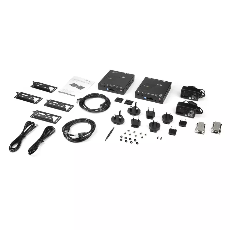 StarTech.com Zestaw przedłużacza 4K HDMI over IP z aplikacją do sterowania wideo, skalowalne AV over IP z obsługą ściany wideo AVoIP