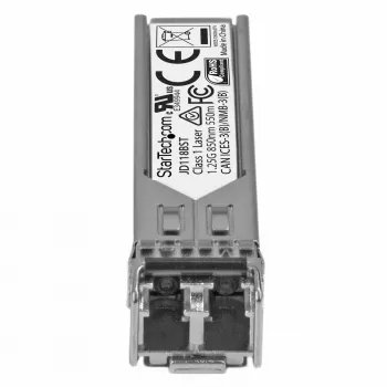StarTech.com Moduł nadajnika-odbiornika SFP zgodny z HP JD118B - 1000BASE-SX~Moduł SFP zgodny z HPE JD118B - 1000BASE-SX - 1GbE Wielomodowy światłowodowy nadajnik-odbiornik - 1GE Gigabit Ethernet SFP - LC 550m - 850nm - DDM HPE 5900, 12500, 5500
