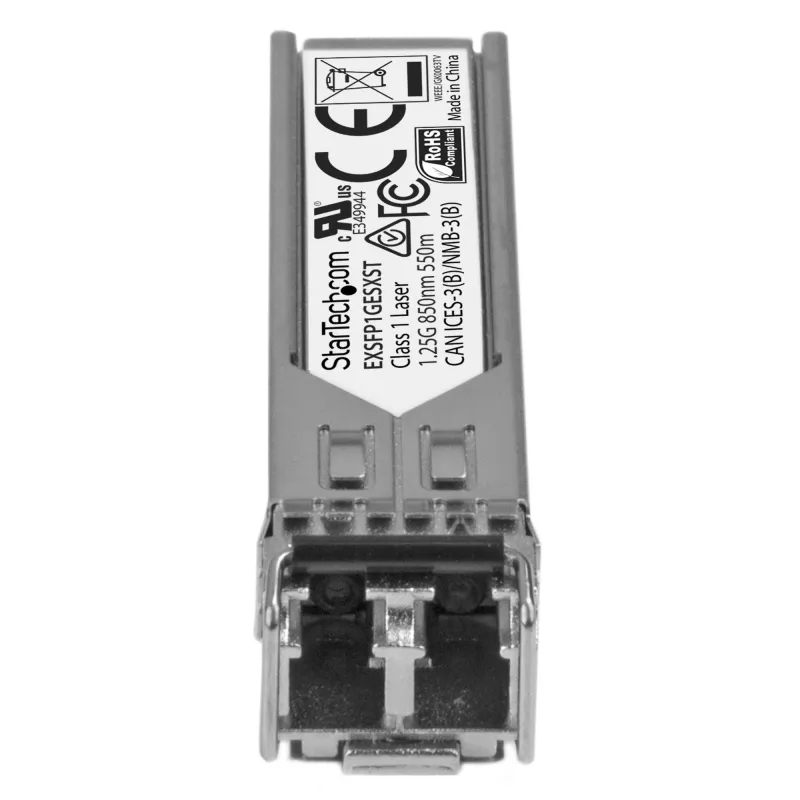 StarTech.com Juniper EX-SFP-1GE-SX Kompatybilny SFP transceiver Module - 1000BASE-SX~Moduł SFP zgodny z Juniper EX-SFP-1GE-SX - 1000BASE-SX - optyczny transceiver światłowodowy wielomodowy 1GbE MMF - 1GE Gigabit Ethernet SFP - LC 550m - 850nm - DDM