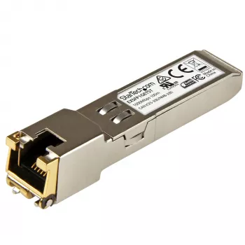 StarTech.com Juniper EX-SFP-1GE-T Kompatybilny SFP transceiver Module - 10/100/1000BASE-T~Juniper EX-SFP-1GE-T Kompatybilny SFP Module - 1000BASE-T - SFP to RJ45 Cat6/Cat5e - 1GE Gigabit Ethernet SFP - RJ-45 100m