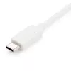 StarTech.com Adapter USB-C do HDMI 2.0 z zasilaniem Power Delivery - 4K 60Hz Konwerter sygnału wideo USB typu C do HDMI - port ładowania pasującego PD 60 W - zgodny z Thunderbolt 3 - biały