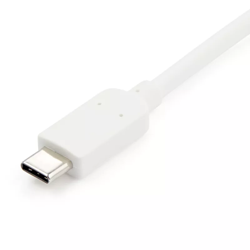 StarTech.com Adapter USB-C do HDMI 2.0 z zasilaniem Power Delivery - 4K 60Hz Konwerter sygnału wideo USB typu C do HDMI - port ładowania pasującego PD 60 W - zgodny z Thunderbolt 3 - biały