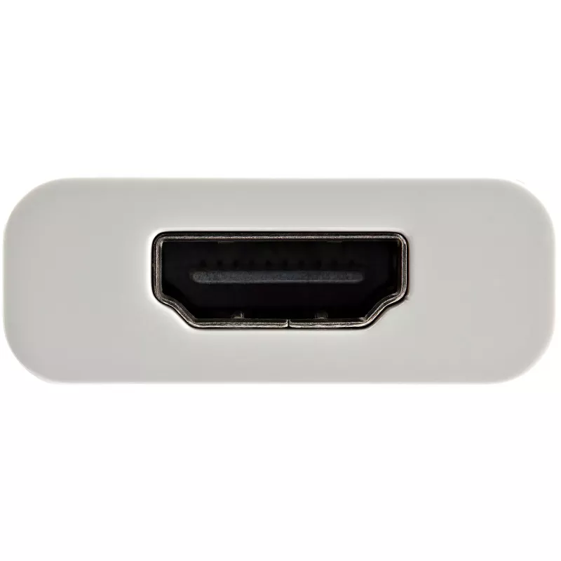StarTech.com Adapter USB-C do HDMI 2.0 z zasilaniem Power Delivery - 4K 60Hz Konwerter sygnału wideo USB typu C do HDMI - port ładowania pasującego PD 60 W - zgodny z Thunderbolt 3 - biały