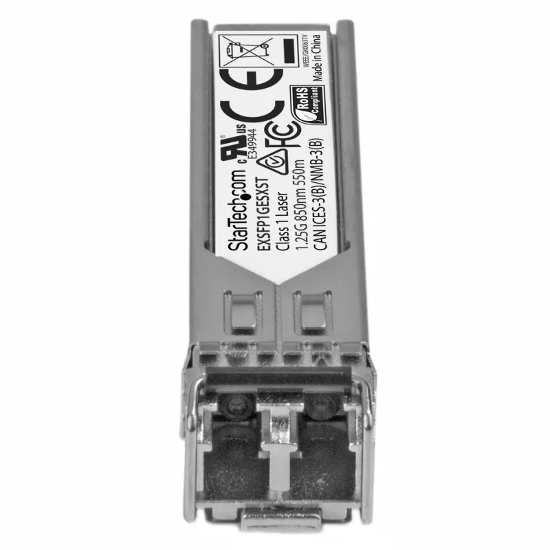 StarTech.com Juniper EX-SFP-1GE-LX Kompatybilny SFP transceiver Module - 1000BASE-LX~Juniper EX-SFP-1GE-LX Kompatybilny SFP Module - 1000BASE-LX - 1GbE Single Mode Fiber SMF Optic transceiver - 1GE Gigabit Ethernet SFP - LC 10km - 1310nm - DDM