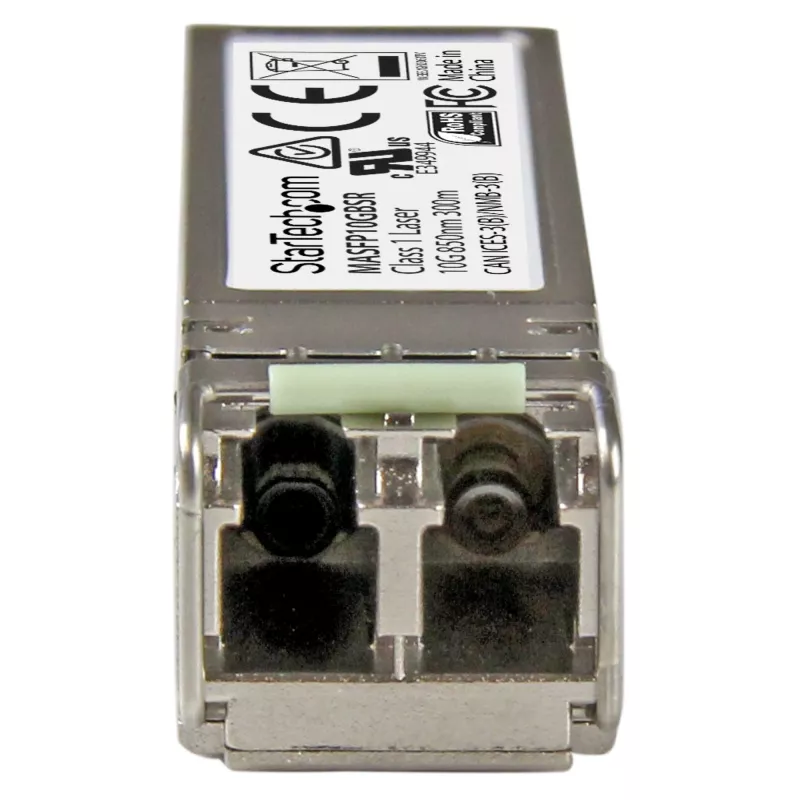 StarTech.com Moduł transceiver SFP+ zgodny z Cisco Meraki MA-SFP-10GB-SR - 10GBASE-SR~Moduł SFP+ zgodny z Cisco Meraki MA-SFP-10GB-SR - 10GBASE-SR - transceiver optyczny 10 GbE wielomodowy światłowodowy MMF - 10GE Gigabit Ethernet SFP+ - LC 300m - 850nm - DDM Cisco Meraki MS225, MX400, MS250