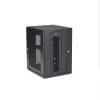 StarTech.com 4-słupkowa 15U szafa sieciowa naścienna z półką 1U, 19-calowa naścienna szafa serwerowa na zawiasach do sprzętu danych / AV / elektronicznego / komputerowego, elastyczna wentylowana obudowa rack