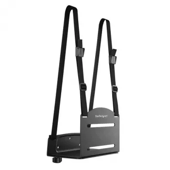 Uchwyt CPU StarTech.com - Regulowany uchwyt komputerowy do montażu na ścianie, Uchwyt CPU ścienny, Uniwersalny, 10 kg, Czarny, Stal, Pionowo
