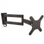 StarTech.com Uchwyt do monitora do montażu na ścianie - podwójny przegub, 15 kg, 33 cm (13 cali), 68,6 cm (27 cali), 75 x 75 mm, 100 x 100 mm, czarny