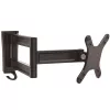 StarTech.com Uchwyt do monitora do montażu na ścianie - podwójny przegub, 15 kg, 33 cm (13 cali), 68,6 cm (27 cali), 75 x 75 mm, 100 x 100 mm, czarny