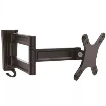 StarTech.com Uchwyt do monitora do montażu na ścianie - podwójny przegub, 15 kg, 33 cm (13 cali), 68,6 cm (27 cali), 75 x 75 mm, 100 x 100 mm, czarny