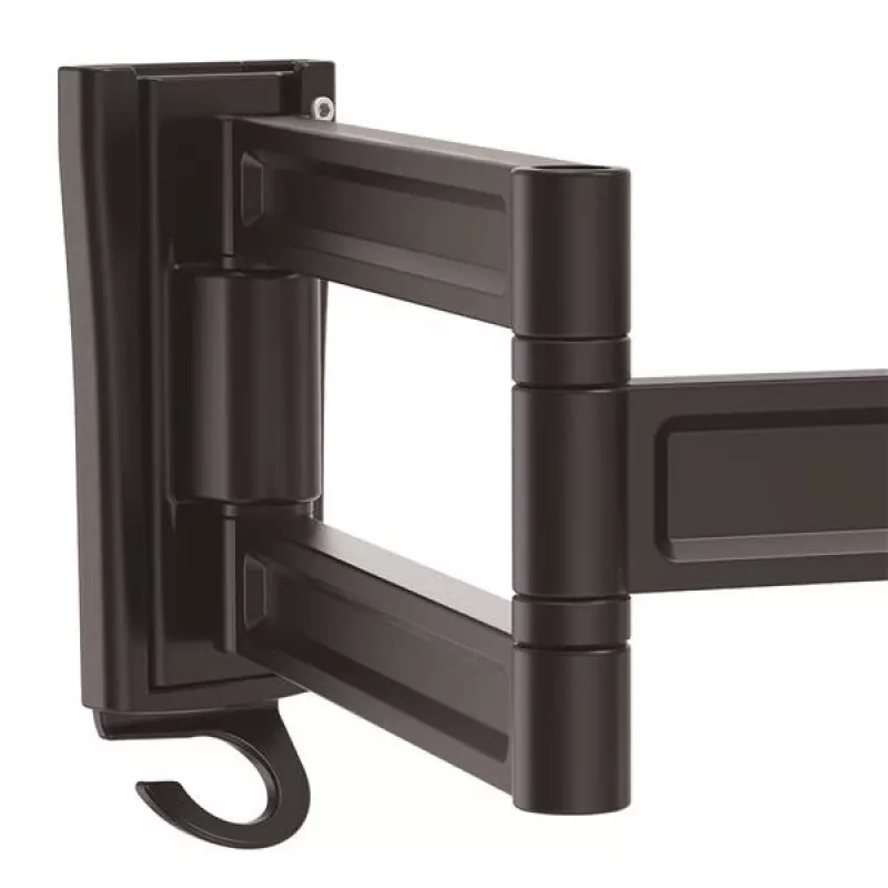StarTech.com Uchwyt do monitora do montażu na ścianie - podwójny przegub, 15 kg, 33 cm (13 cali), 68,6 cm (27 cali), 75 x 75 mm, 100 x 100 mm, czarny