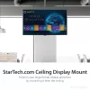 Uchwyt sufitowy do telewizora StarTech.com – uniwersalny pełnoobrotowy uchwyt do pojedynczego ekranu z regulowanym teleskopowym wysięgnikiem – pochylanie / obrót – wspornik VESA do wyświetlaczy 32–75 inch