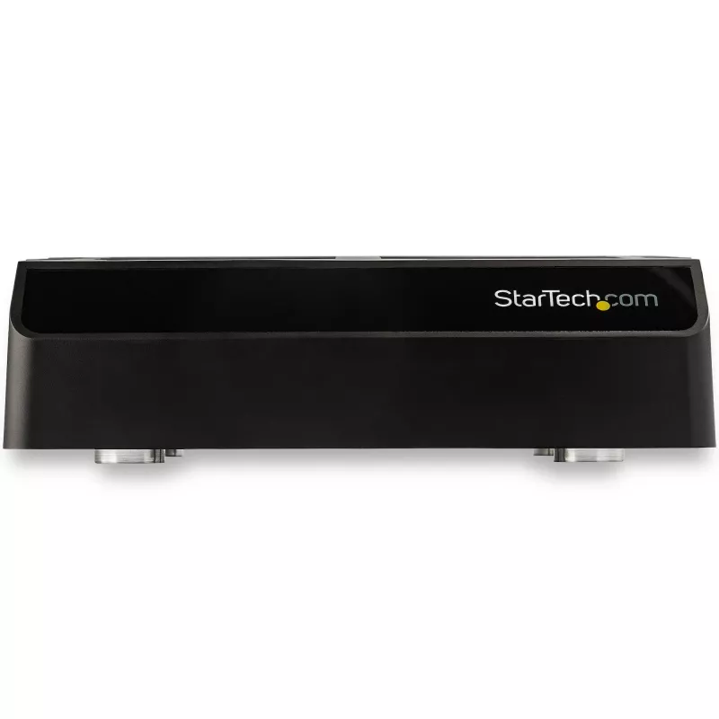 StarTech.com 4-zatokowa stacja dokująca USB do SATA dla dysków twardych, USB 10 Gb/s, zewnętrzna stacja dokująca dla dysków SSD/HDD 2,5 inch i 3,5 inch, SATA III, zatoka z funkcją hot-swap, ładowana od góry