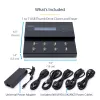 StarTech.com Samodzielny duplikator i kasownik 1 do 7 pendrive'ów USB, kopiarka wielu pamięci flash USB, kopiowanie systemu i plików oraz całego dysku z szybkością 1,5 GB/min, kasowanie pojedynczym i potrójnym przebiegiem, wyświetlacz LCD - TAA