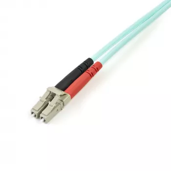 StarTech.com 3m (10ft) LC/UPC do LC/UPC OM4 wielomodowy kabel światłowodowy, 50/125µm LOMMF/VCSEL Zipcord, 100G, niskie straty wtrąceniowe - LSZH zworka światłowodowa