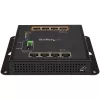 StarTech.com Przemysłowy 8-portowy gigabitowy przełącznik PoE – 4 x PoE+ 30W – Power Over Ethernet – Wzmocniony przełącznik zarządzalny GbE Layer/L2 – Wytrzymały, wysokomocowy gigabitowy przełącznik sieciowy IP-30/-40°C do +75°C – TAA