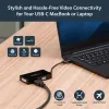 StarTech.com USB-C wieloportowy adapter wideo - 3-w-1 - 4K 30Hz - czarny