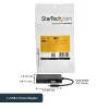 StarTech.com USB-C wieloportowy adapter wideo - 3-w-1 - 4K 30Hz - czarny