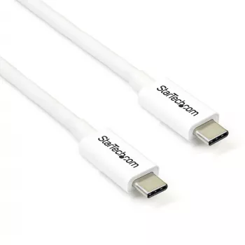 StarTech.com Kabel Thunderbolt 3 - 20 Gb/s - 2 m - Biały - Kompatybilny z Thunderbolt, USB i DisplayPort