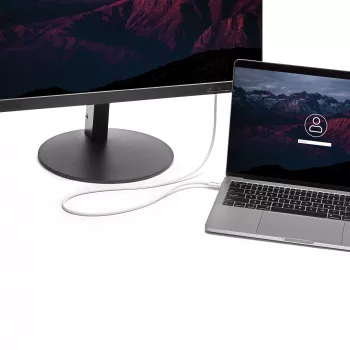 StarTech.com Kabel Thunderbolt 3 - 20 Gb/s - 2 m - Biały - Kompatybilny z Thunderbolt, USB i DisplayPort