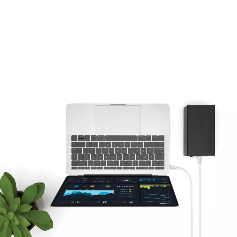 StarTech.com Kabel Thunderbolt 3 - 20 Gb/s - 2 m - Biały - Kompatybilny z Thunderbolt, USB i DisplayPort
