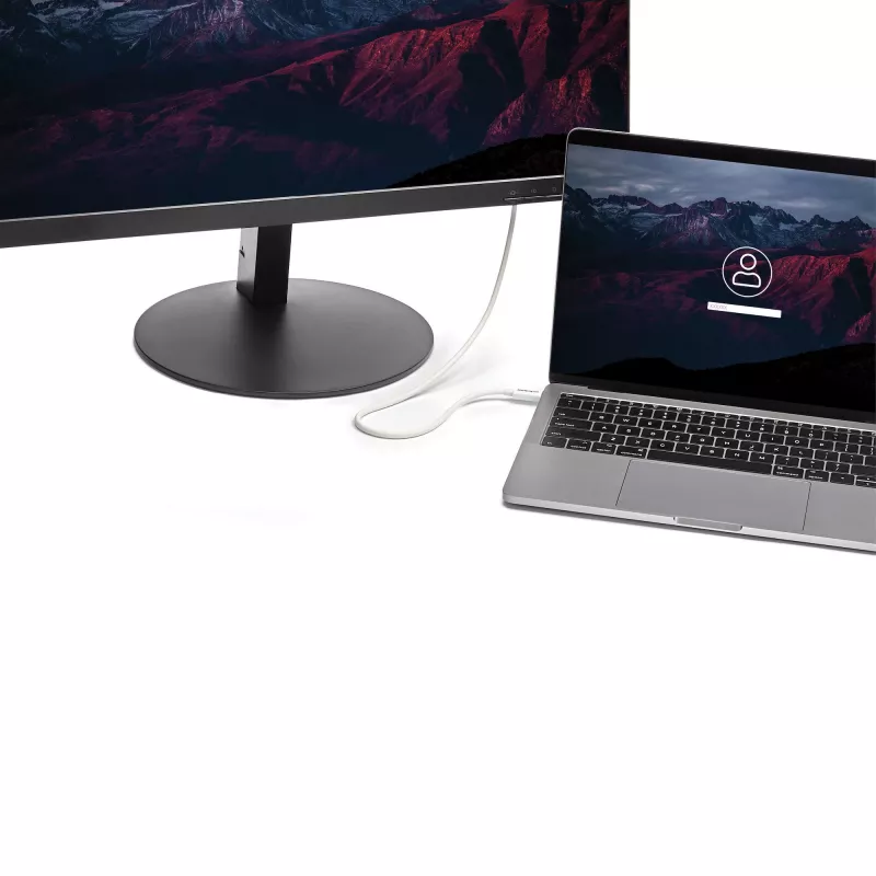 Kabel StarTech.com Thunderbolt 3 – 40 Gb/s – 0,5 m – Biały – Kompatybilny z Thunderbolt, USB i DisplayPort