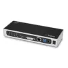 StarTech.com Stacja dokująca USB 3.0 — uniwersalna stacja dokująca z obsługą dwóch monitorów, HDMI i DVI/VGA, 6-portowy hub USB 3.1 Gen 1 5 Gb/s, GbE, audio, złącze Type-A — do laptopów Windows i Mac