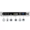 StarTech.com Stacja dokująca USB 3.0 — uniwersalna stacja dokująca z obsługą dwóch monitorów, HDMI i DVI/VGA, 6-portowy hub USB 3.1 Gen 1 5 Gb/s, GbE, audio, złącze Type-A — do laptopów Windows i Mac