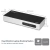 StarTech.com Stacja dokująca USB 3.0 — uniwersalna stacja dokująca z obsługą dwóch monitorów, HDMI i DVI/VGA, 6-portowy hub USB 3.1 Gen 1 5 Gb/s, GbE, audio, złącze Type-A — do laptopów Windows i Mac