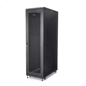 StarTech.com 4-Post 42U Server Rack Cabinet, 19 inch Data Rack Cabinet for Computer / AV / IT Equipment mount, Rack Server Enclosure z Casters, Full Size Industrial sieciowy Storage