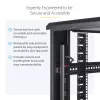 StarTech.com 4-Post 42U Server Rack Cabinet, 19 inch Data Rack Cabinet for Computer / AV / IT Equipment mount, Rack Server Enclosure z Casters, Full Size Industrial sieciowy Storage