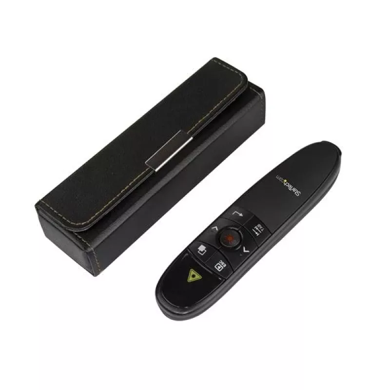 StarTech.com Bezprzewodowy pilot do prezentacji z czerwonym wskaźnikiem laserowym - 90 stóp (27 m)