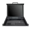 StarTech.com 8 Port Rackmount KVM Console w/ 6ft Cables - Zintegrowany przełącznik KVM z monitorem LCD 17 cali - W pełni funkcjonalny 1U LCD KVM Drawer- OSD KVM - Wytrzymały 50 000 MTBF - Obsługa USB + VGA