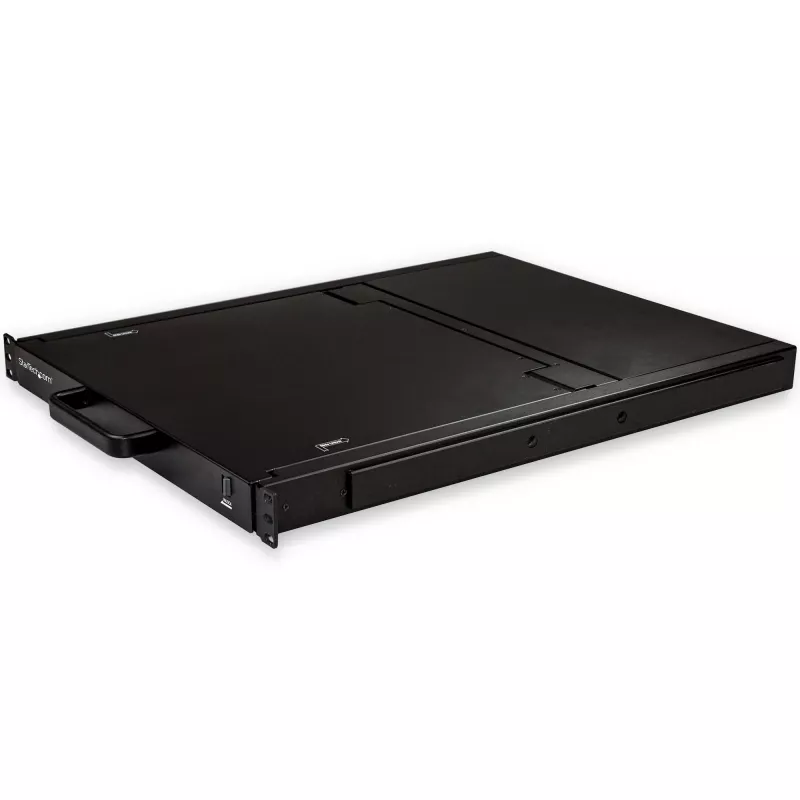 StarTech.com 8 Port Rackmount KVM Console w/ 6ft Cables - Zintegrowany przełącznik KVM z monitorem LCD 17 cali - W pełni funkcjonalny 1U LCD KVM Drawer- OSD KVM - Wytrzymały 50 000 MTBF - Obsługa USB + VGA