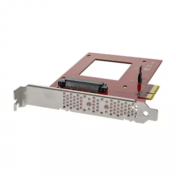 StarTech.com Adapter U.2 na PCIe dla 2,5-calowego dysku SSD U.2 NVMe - SFF-8639 - x4 PCI Express 4.0