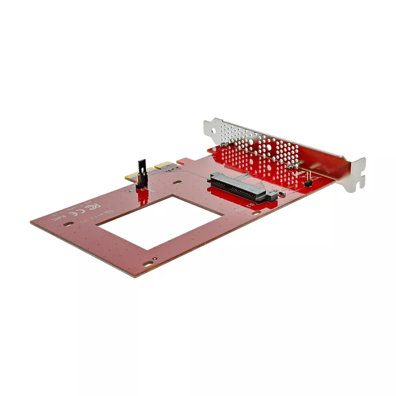 StarTech.com Adapter U.2 na PCIe dla 2,5-calowego dysku SSD U.2 NVMe - SFF-8639 - x4 PCI Express 4.0
