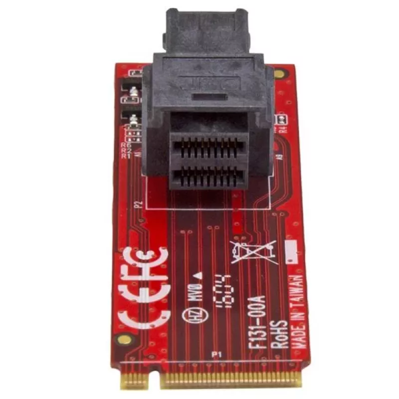 StarTech.com U.2 (SFF-8643) do M.2 PCI Express 3.0 x4 Karta adaptera hosta dla 2,5” U.2 NVMe SSD