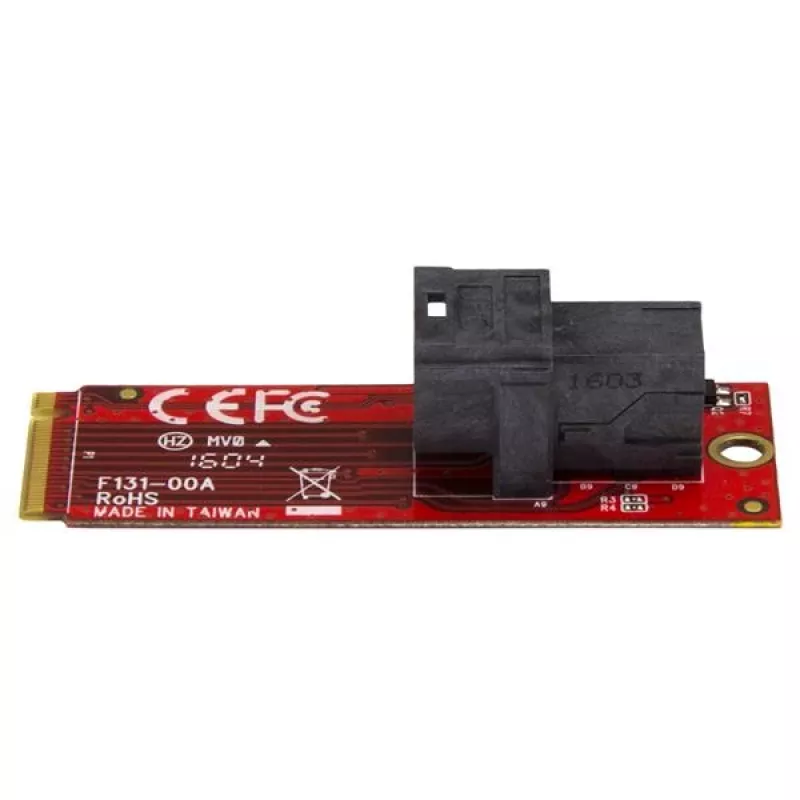 StarTech.com U.2 (SFF-8643) do M.2 PCI Express 3.0 x4 Karta adaptera hosta dla 2,5” U.2 NVMe SSD