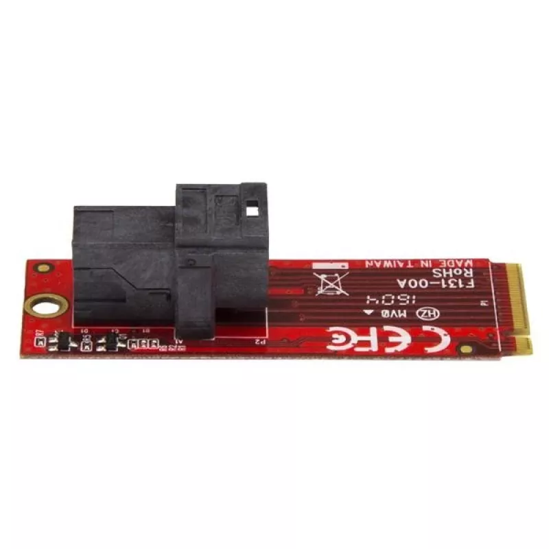 StarTech.com U.2 (SFF-8643) do M.2 PCI Express 3.0 x4 Karta adaptera hosta dla 2,5” U.2 NVMe SSD