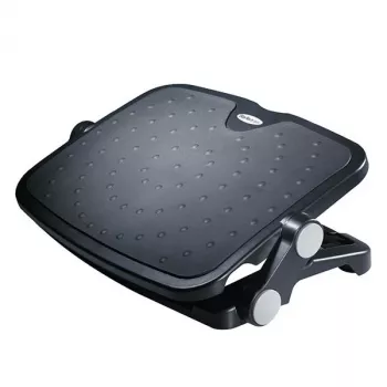 StarTech.com Regulowany podnóżek pod biurko, czarny, aluminium, plastik, -30 - 0°, RoHS, TAA, REACH, CE, 45 cm, 35 cm