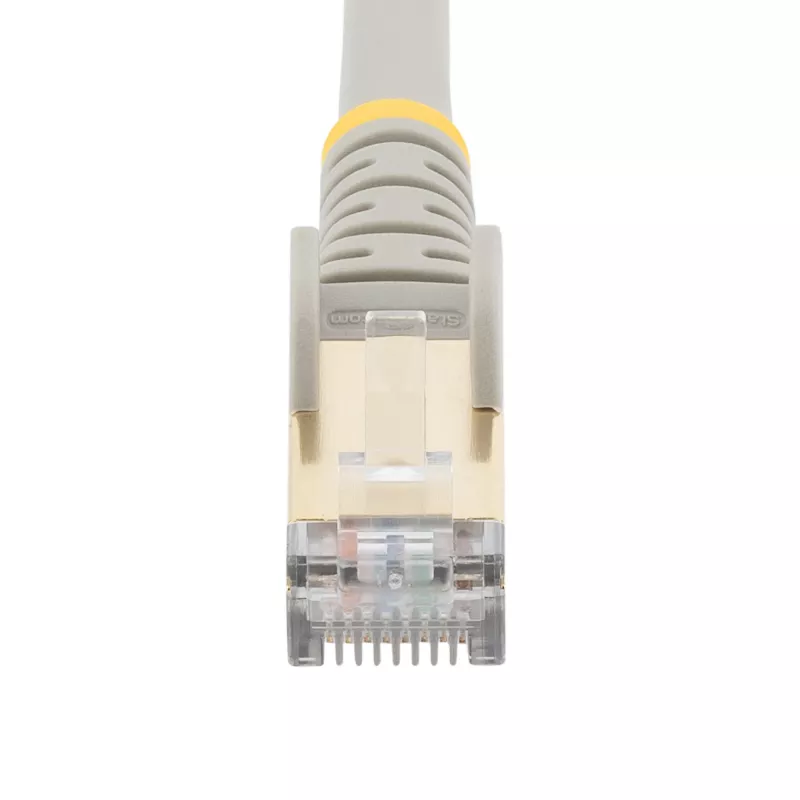 StarTech.com 2m CAT6a Ethernet kabel - 10 Gigabit Shielded Snagless RJ45 100W PoE Patch Cord - 10GbE STP kabel sieciowy w/Strain Relief - szary Individually Tested/Wiring is UL Certified/TIA