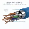 Kabel Ethernet StarTech.com 2m CAT6a - 10 Gigabit ekranowany złącze RJ45 bez zaczepów 100W PoE patchcord - 10GbE STP kabel sieciowy z odciążeniem - niebieski testowany indywidualnie/okablowanie certyfikat UL/TIA