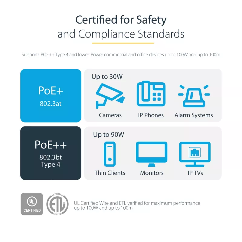 StarTech.com 1m CAT6a kabel Ethernet - 10 Gigabitów Ekranowany Snagless RJ45 100W PoE Patch Cord - 10GbE STP Kabel sieciowy z odciążeniem - Aqua Indywidualnie testowany/Okablowanie z certyfikatem UL/TIA