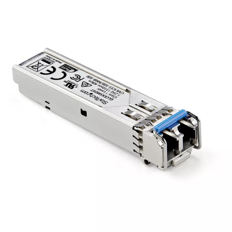 StarTech.com MSA Compliant SFP transceiver Module - 1000BASE-EX~MSA Uncoded SFP Module - 1000BASE-EX - 1GbE Single Mode Fiber (SMF) Optic transceiver - 1GE Gigabit Ethernet SFP - LC 40km - 1310nm - DDM