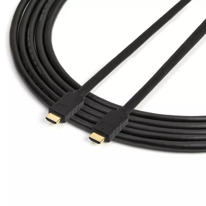 StarTech.com 15 stóp (5 m) Premium Certified kabel HDMI 2.0 z Ethernetem — wysokoprzepustowy kabel Ultra HD 4K 60 Hz HDR10 — długi przewód HDMI (złącza męskie/męskie) — do monitorów UHD, telewizorów, wyświetlaczy