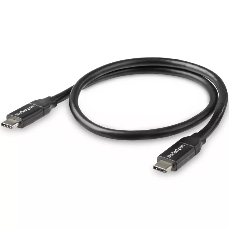 StarTech.com Kabel USB-C do USB-C z PD 5A - M/M - 0,5 m - USB 2.0 - z certyfikatem USB-IF