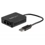 StarTech.com Konwerter USB na światłowód - 100 Mb/s - Adapter sieciowy USB 2.0 na światłowód - 100Base-FX SC Żeński Dupleks Wielomodowy - 2 km - Kompaktowy USB do sieci LAN światłowodowej